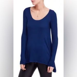Free People January tee, blue, Large